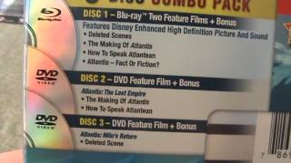 Atlantis the Lost Empire/Milo's Return Blu-Ray Unboxing