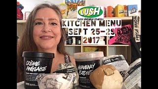 Lush Kitchen Menu Sept 25-29 2017