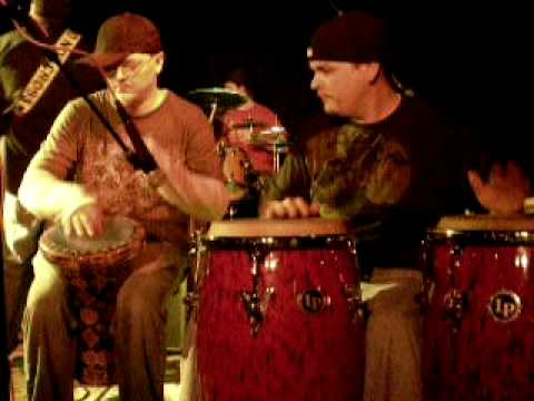 Josh Hines & Chris Ross percussion jam w/ Marujah