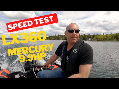 PRUEBA DE VELOCIDAD ︳Stryker LX 360 con motor Mercury de 9,9 CV