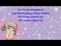 You Are My Honey Bunch Cuppy Cake Song Sugar Plum Song With Lyrics