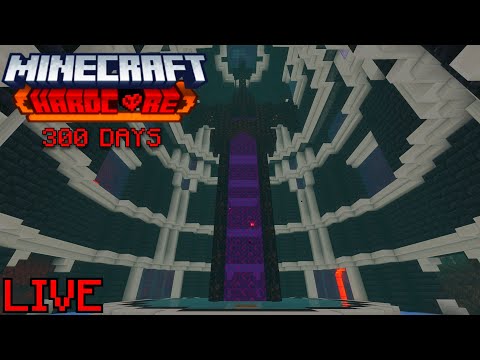 Insane Nether Highway Build - Minecraft Hardcore in 300 Days!