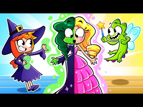 Pink Fairy VS Green Wicked Witch! ✨🧚‍♀️💚 Who Will Win? | Kids Cartoon!