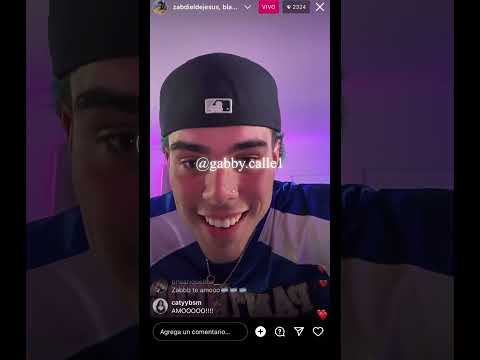 Zabdiel de Jesus IG live junto a blanKo music antes del estreno de “SIRENA”
