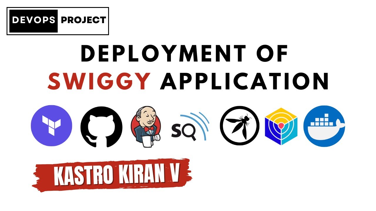 DevOps Real-time Project | Deployment of SWIGGY App | Kastro Kiran V