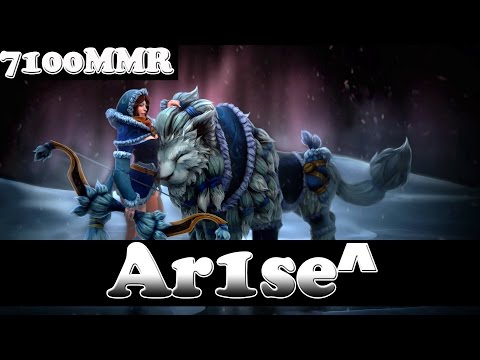 Dota 2 - Ar1se^ 7100MMR Plays Mirana Vol 1 - Ranked Match Gameplay