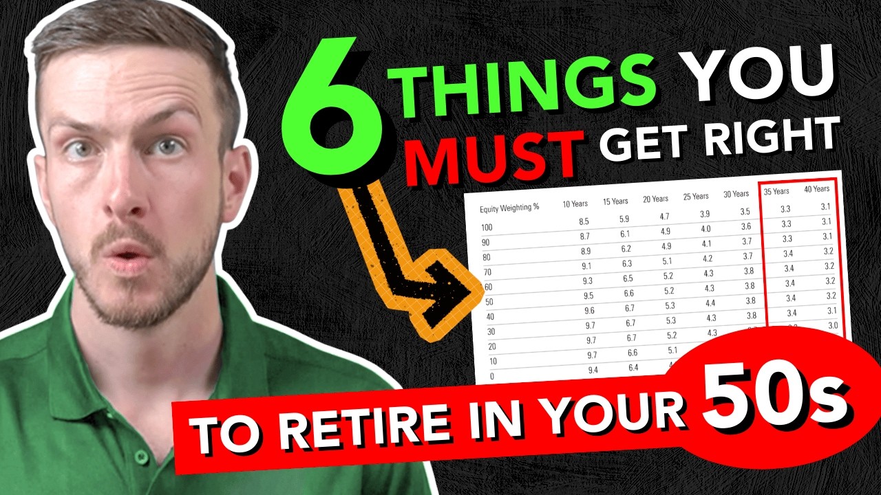 The 6 Things You MUST Get Right to Retire in Your 50s