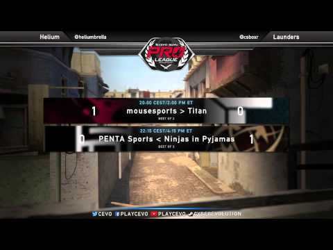 Ninjas in Pyjamas vs PENTA Sports Game 2 (CEVO-P CS:GO Season 7) - Helium & Launders