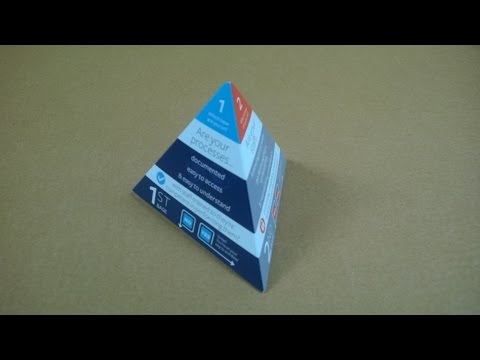 POP Up Triangle Mailer - Direct Mail Ideas