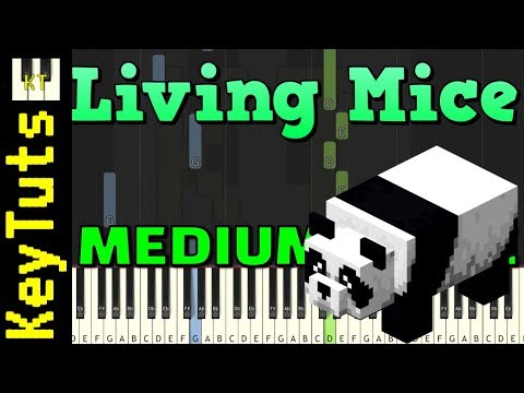 Living Mice from Minecraft - Medium Mode [Piano Tutorial] (Synthesis)
