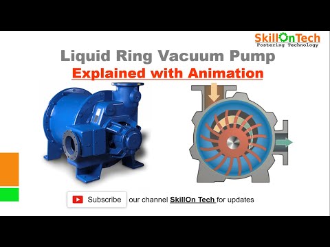 Liquid Ring Vacuum Pump - Explained with Animation (with english subtitles)