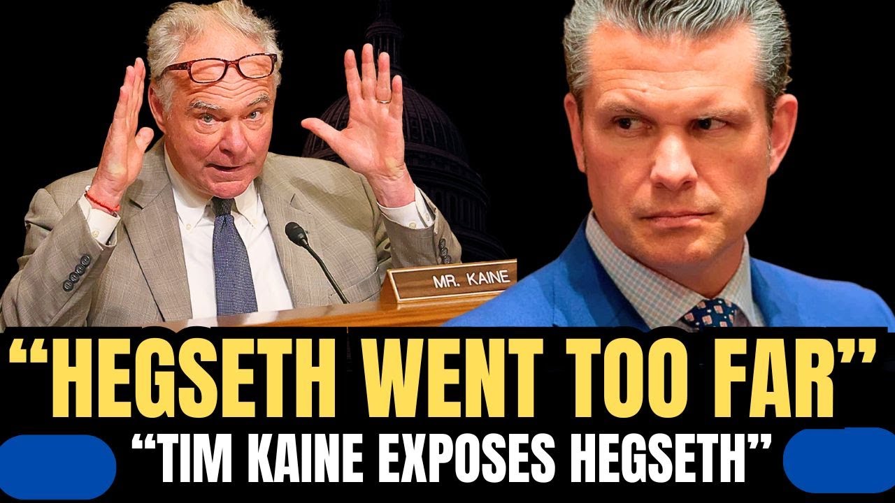 Tim Kaine Obliterates Trump & Hegseth Over Illegal Strikes and Drug Trafficker Pardon
