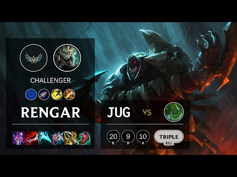 Rengar Jungle vs Zac - EUW Challenger Patch 12.2