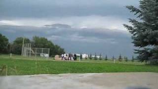 preview picture of video 'Time Lapse Storm Approaching Wetaskiwin - July 30, 2010'