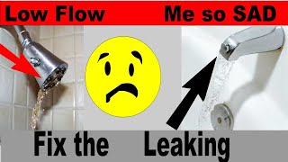 DIY Low Flow Shower Bathtub Diverter Replacement Repair