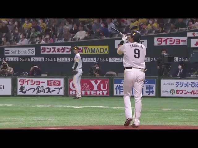 【1回裏】ホークス・柳田 第27号ソロホームランで先制!! 2020/10/17 H-E