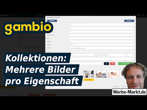 Gambio Kollektionen: Mehrere Bilder pro Eigenschaft