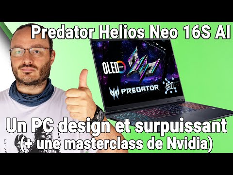 Acer Predator Helios Neo 16S AI - Le laptop puissant qui met en avant la masterclass de Nvidia