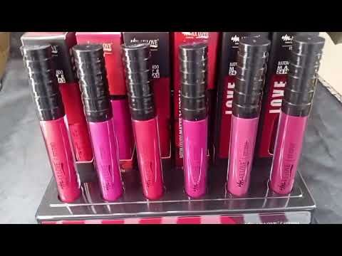 BATOM LÍQUIDO MATTE 24 HORAS 33 AO 38 MAX LOVE BOX COM 48 UN
