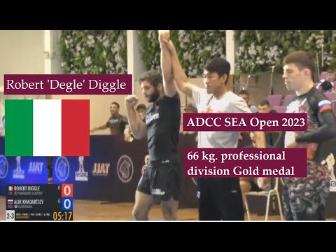 Robert 'Degle' Diggle ADCC Southeast Asia Open pro division 66 kg  gold medal run