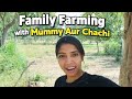 Family Farming Mummy Aur Chachi Ke Sath Khet Me