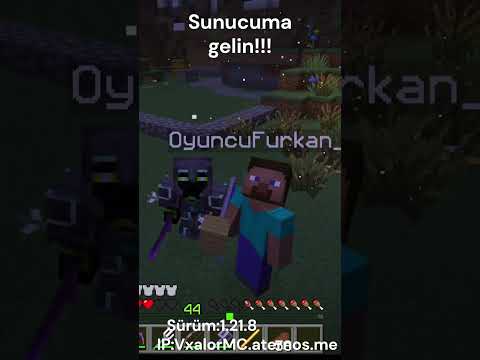 Sunucuma gelin!!! #kesfet #keşfet #mc #minecraft #gel #oynayalım #sunucu #sw #server