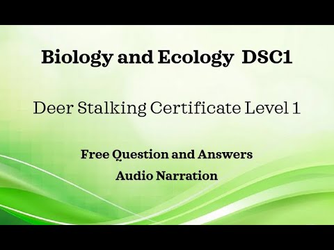 DSC1 Biology & Ecology Section Q&A Deer Stalking Certificate 1 FREE Resources Main Paper Revision