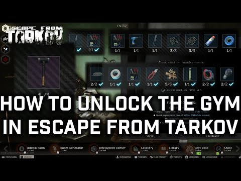 How to unlock the Gym in Escape From Tarkov and everything you need to know