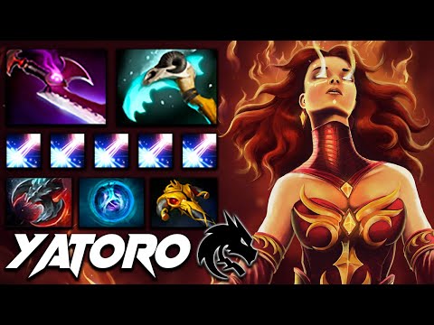 Yatoro Unkillable Lina Fighter - Dota 2 Pro Gameplay [Watch & Learn]