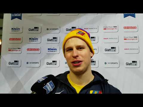 Philip Beeler, EHC Dübendorf, nach dem Gewinn der Serie im Playoff-Viertelfinal.