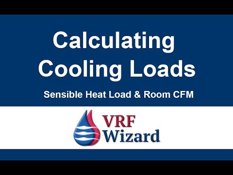 Calculating Cooling Loads and Room CFM