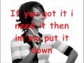 Rihanna- Rude boy (lyrics) 