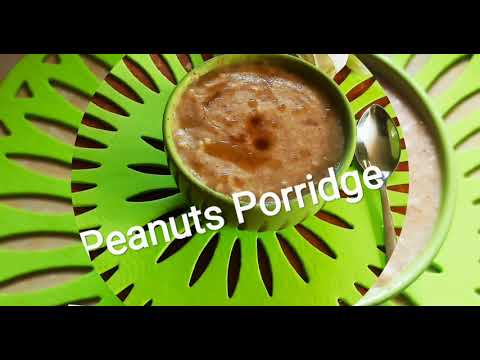 Zambian Porridge with Groundnuts 💕rich in potassium, calcium, phosphorus and B vitamins