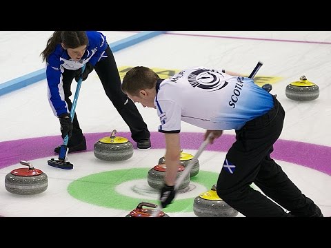 CURLING: RUS-SCO WCF World Mixed Doubles Chp 2016 - Group F - HIGHLIGHTS