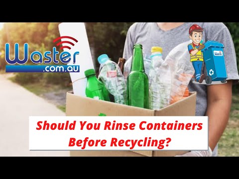 Should You Rinse Containers Before Recycling? 🧽🍾
