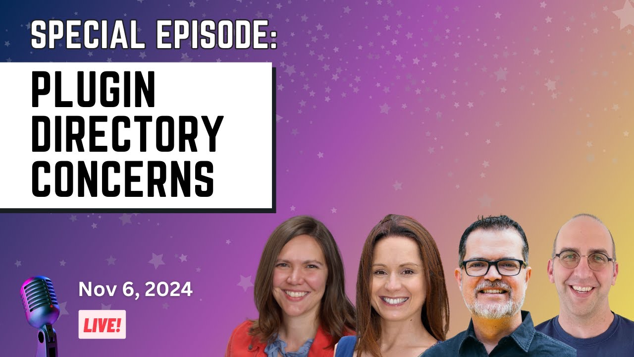 WP Product Talk Live Stream