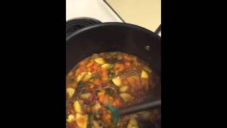 Vegan vegetable Garden Tower stew! 