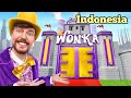 Saya Membangun Pabrik Coklat Willy Wonka! |  Indonesian Dubbed | MrBeast Dijuluki Bahasa Indonesia