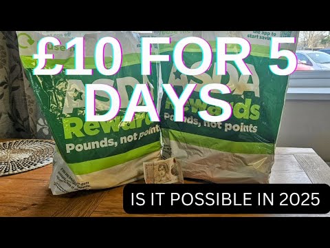 Limited budget food challenge £10 for 5 days | Possible in 2025?