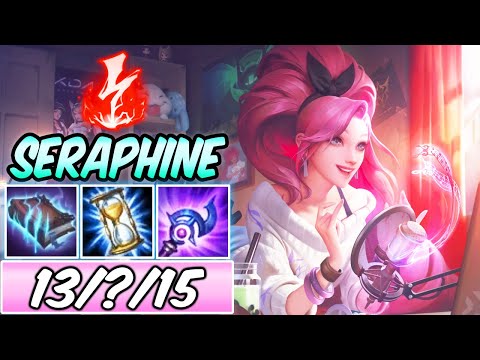 FULL BURST SERAPHINE MID STREAM GAMEPLAY | Build & Runes | K/DA Indie Seraphine | League of Legends