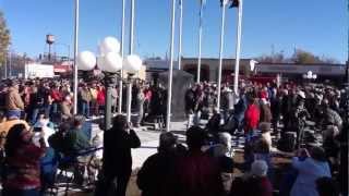 preview picture of video 'Unveiling the Veterans Walk of Honor'