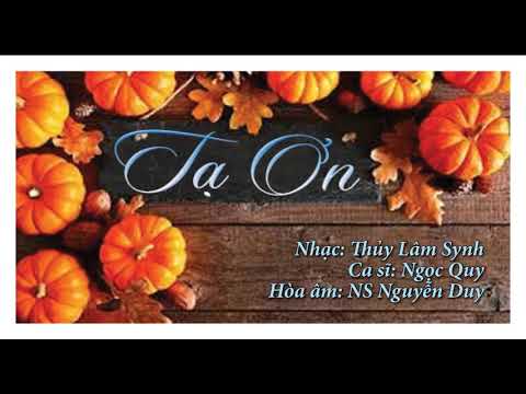 Tạ ơn - Ngọc Quy