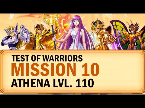 Saint Seiya Galaxy Spirits - Test of Warriors Mission 10 #01 Athena lvl. 110