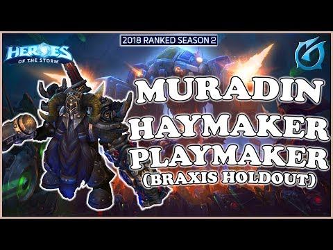 Grubby | Heroes of the Storm - Muradin - Haymaker Playmaker - HL 2018 S2 - Braxis Holdout
