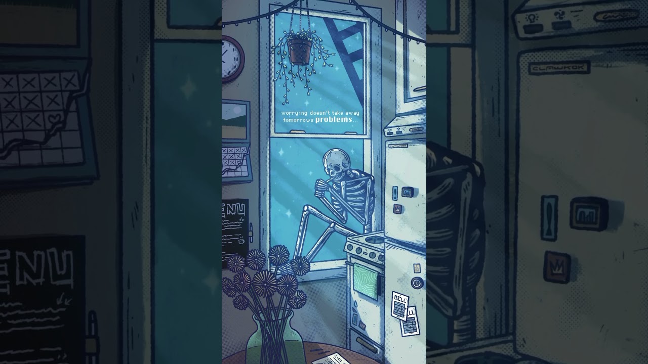 Worrying? 🌙 Grab this and 500+ more wallpapers on my patreon #Motivation #Quotes #Digitalart