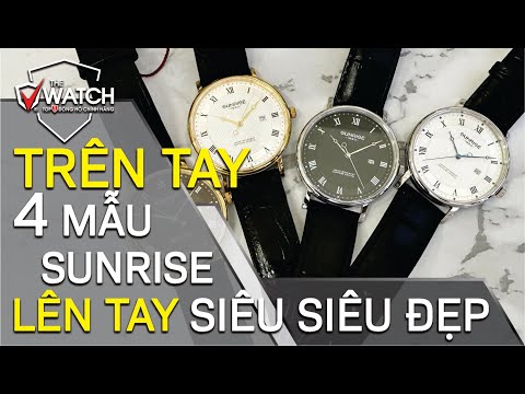 TRÊN TAY 4 MẪU ĐỒNG HỒ SUNRISE 1257PA DÂY DA THIẾT KẾ SIÊU SIÊU ĐẸP | ĐỒNG HỒ THE WATCH