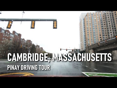 The Streets of Cambridge, MA under Quarantine | TIMESTAMPS #1 | Pinay Driving Tour USA