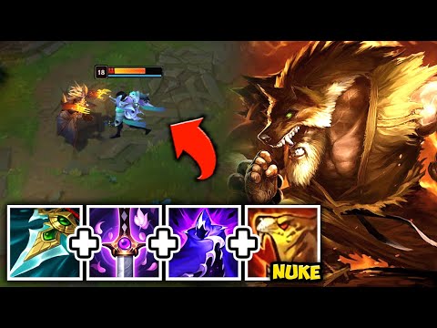 ONE SLAP DOES HALF THEIR HP! FULL LETHALITY UDYR IS THE FUTURE - League of Legends