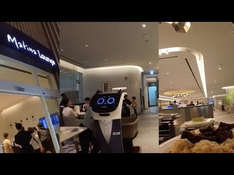 Insta360 Go3 POV Matina Lounge no Terminal 2 do Aeroporto Internacional de Incheon, Coreia do Sul