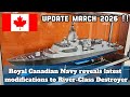 Update! Canadian Navy reveals latest modifications to new River-Class Destroyer